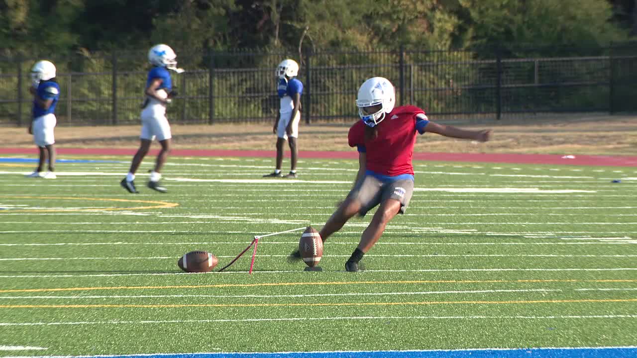 WilmerHutchins High adds school's first female player to football team
