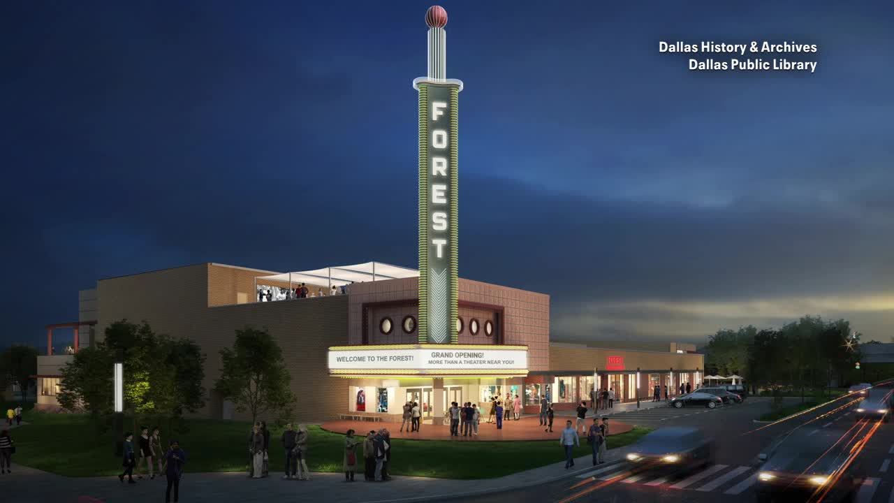 Iconic Forest Theater in South Dallas to undergo restoration, redevelopment