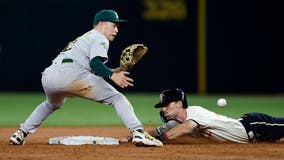 Athletics beat reeling Rangers 6-3