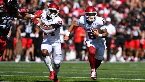 No. 16 Oklahoma beats Cincinnati 20-6 in Bearcats’ Big 12 debut