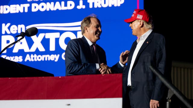 Donald Trump claims credit for saving Ken Paxton