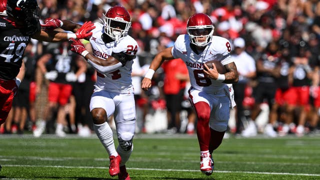 No. 16 Oklahoma beats Cincinnati 20-6 in Bearcats’ Big 12 debut