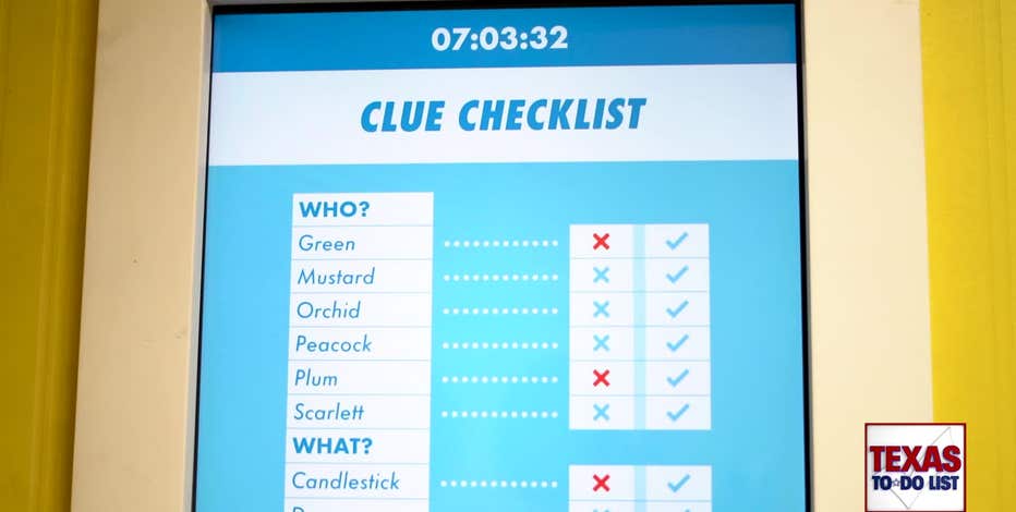 Texas To-Do List: Breakout Games' Clue-themed escape room
