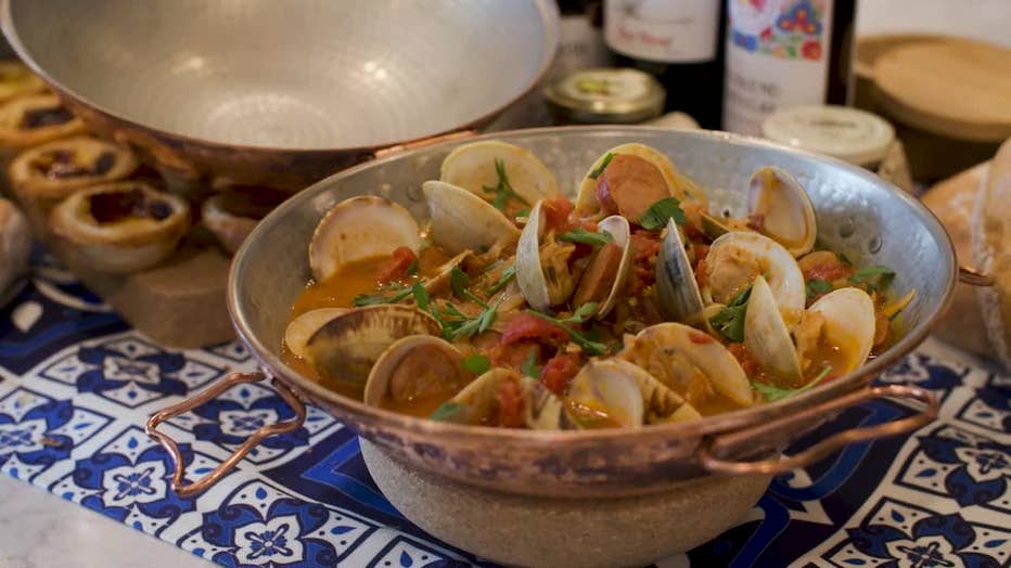 Portuguese Clams and Sausage Recipe