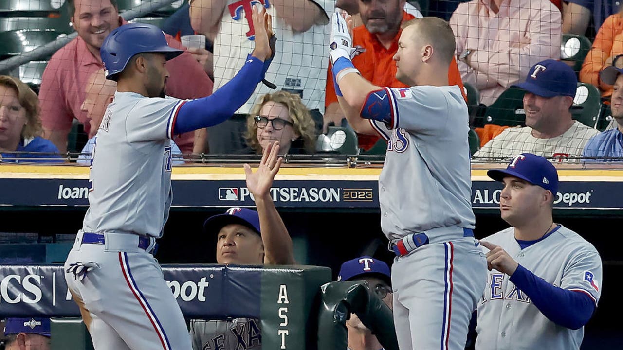 Rangers build big early lead off Valdez, hold on for 5-4 win over Astros to  take 2-0 lead in ALCS, National Sports