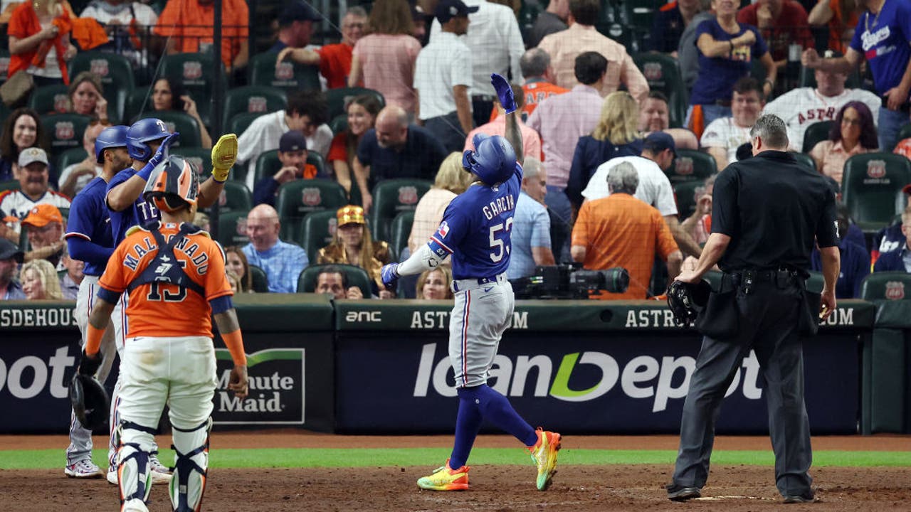 Rangers-Astros Game 6: Garver, Heim homers put Texas up 4-2