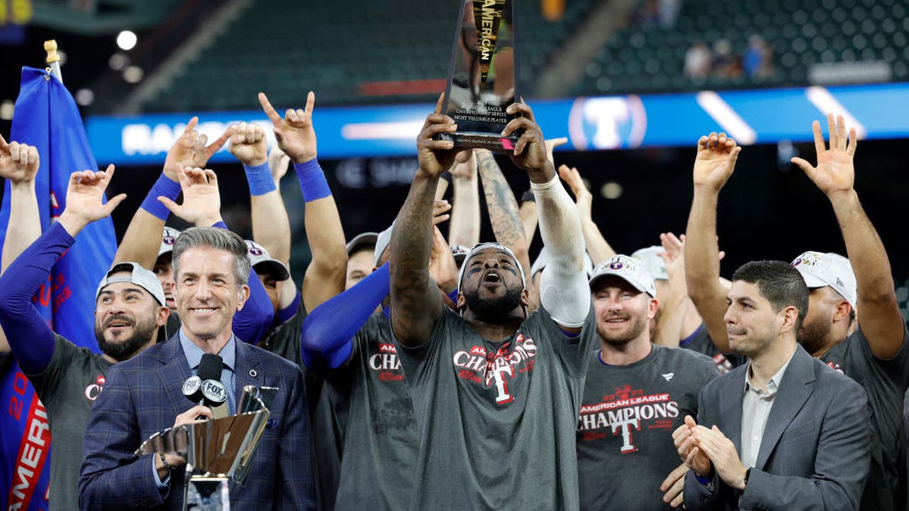 Adolis Garcia Bombs Way Into Texas Rangers, Major League Baseball Record  Books - Sports Illustrated Texas Rangers News, Analysis and More