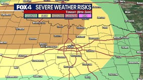 Dallas weather: Rain, potentially strong to severe storms on Wednesday