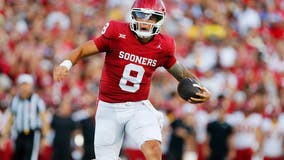 Gabriel has hand in 5 TDs to help No. 14 Oklahoma rout Iowa State 50-20