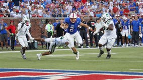Knighton sparks SMU to 34-16 victory over Charlotte