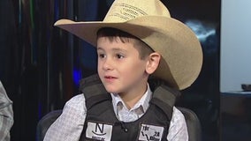 North Texas kindergartner is one of the world's top miniature bull riders