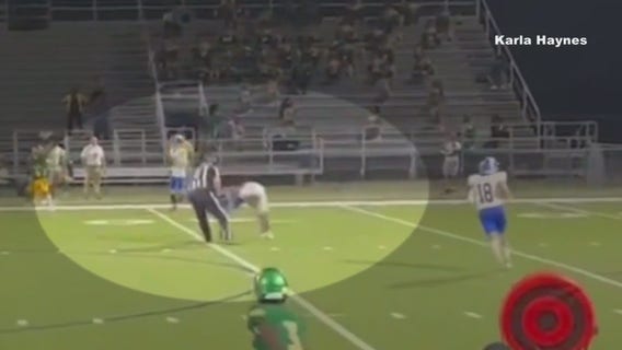 Referee who took helmet off Whitney HS football player will not officiate during investigation, UIL says