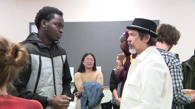 Actor Lou Diamond Phillips returns to UT Arlington to share knowledge with students