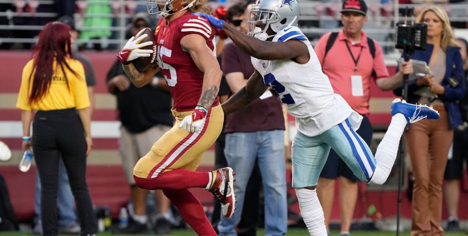 A Deebo Samuel touchdown run opened the Niners' lead over Dallas