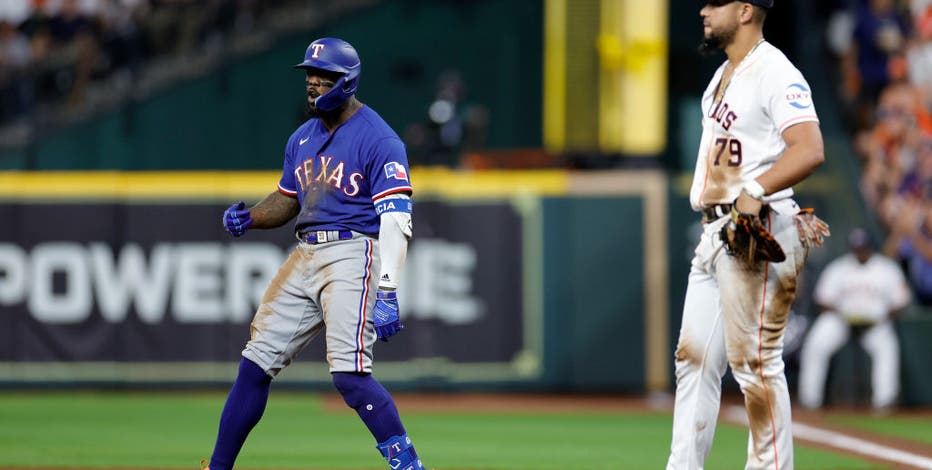 Adolis García sets Rangers rookie home run, RBI records