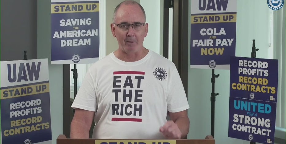 UAW president announces last-minute major contract breakthrough with GM, no expanded strikes