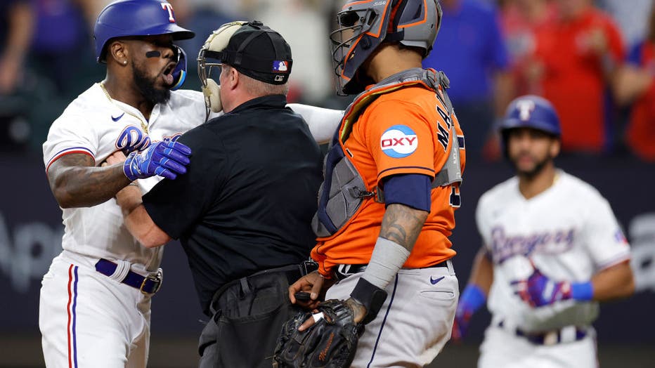 ALCS: Bryan Abreu receives two-game suspension after hitting Adolis García  with pitch