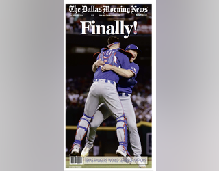 How to buy special edition Rangers World Series newspapers and