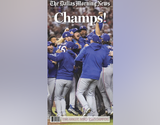 How to buy special edition Rangers World Series newspapers and