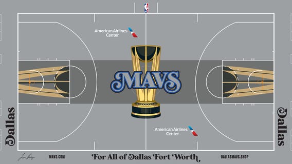 Dallas Mavericks to play tournament game on regular floor after production issues delay new court