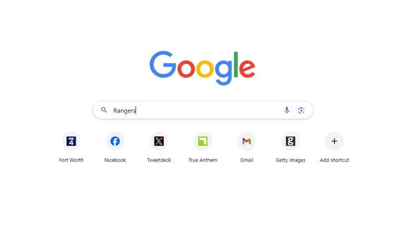 Watch what happens if you search ‘Rangers’ on Google