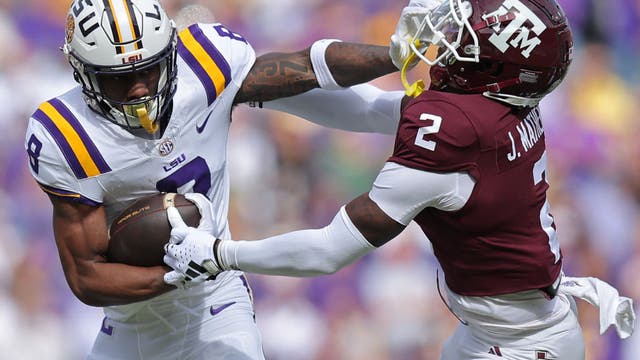 Jayden Daniels' 4 TD passes lead No. 14 LSU past Texas A&M 42-30