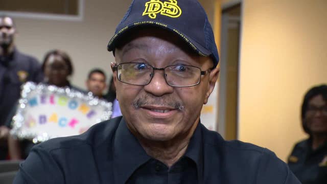 Dallas fire prevention officer welcomed back after stroke; credits partner with helping save his life