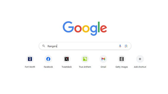 Watch what happens if you search ‘Rangers’ on Google