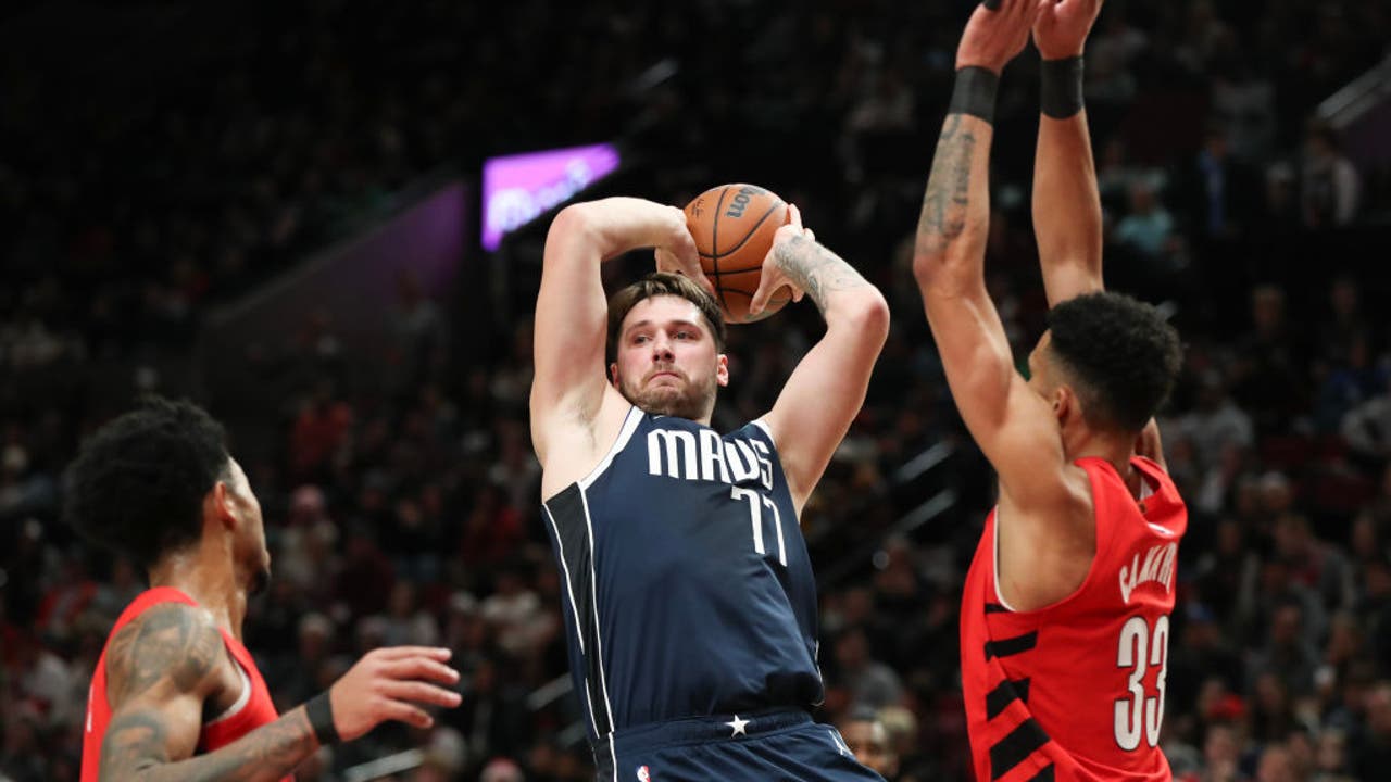 Luka Doncic Has Triple-double In Mavericks’ 131-120 Victory Over Trail ...