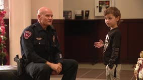 Mansfield officer, boy he helped save from drowning meet each year to share ice cream
