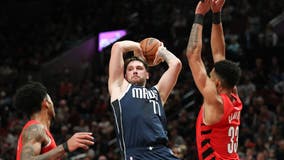 Luka Doncic has triple-double in Mavericks' 131-120 victory over Trail Blazers