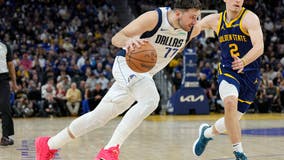 Luka Doncic returns to score 39 points in Mavericks' 132-122 victory over Warriors