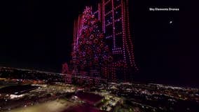 North Richland Hills holiday drone show breaks 2 world records