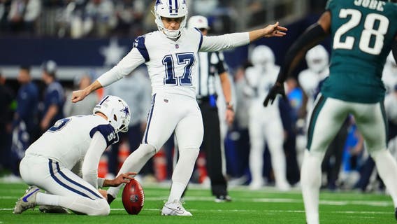 Dallas Cowboys kicker Brandon Aubrey extends NFL record with 30 straight FGs to start career