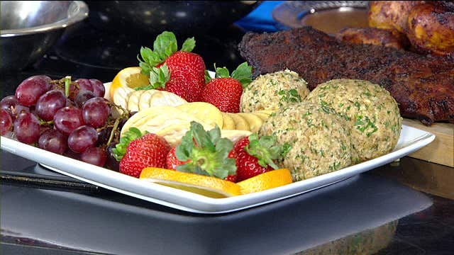 Chicken cheese party ball recipe from Smokey John's