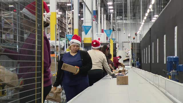 Amazon same-day delivery sites bustling with last-minute orders