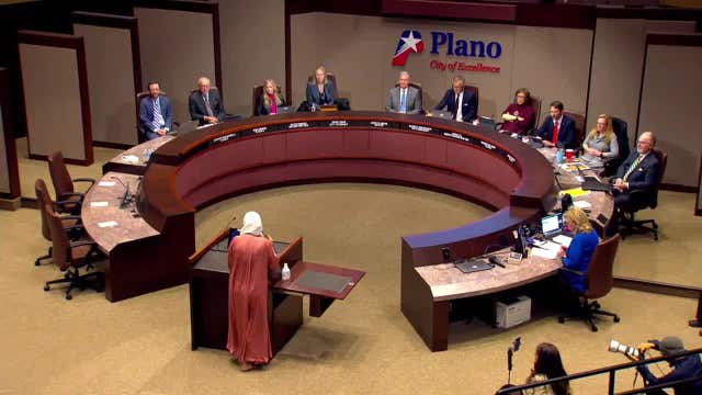 Plano city council meeting disrupted by calls for Israel-Hamas cease-fire