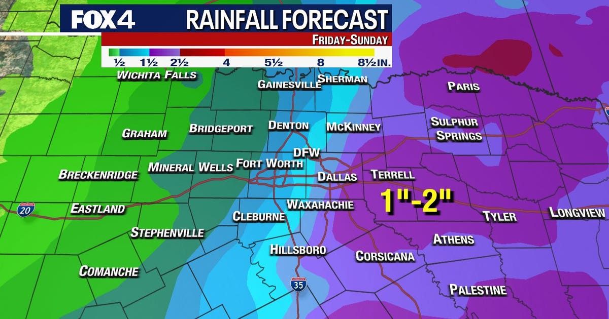 Dallas weather: Storms in California moving to North Texas later this ...