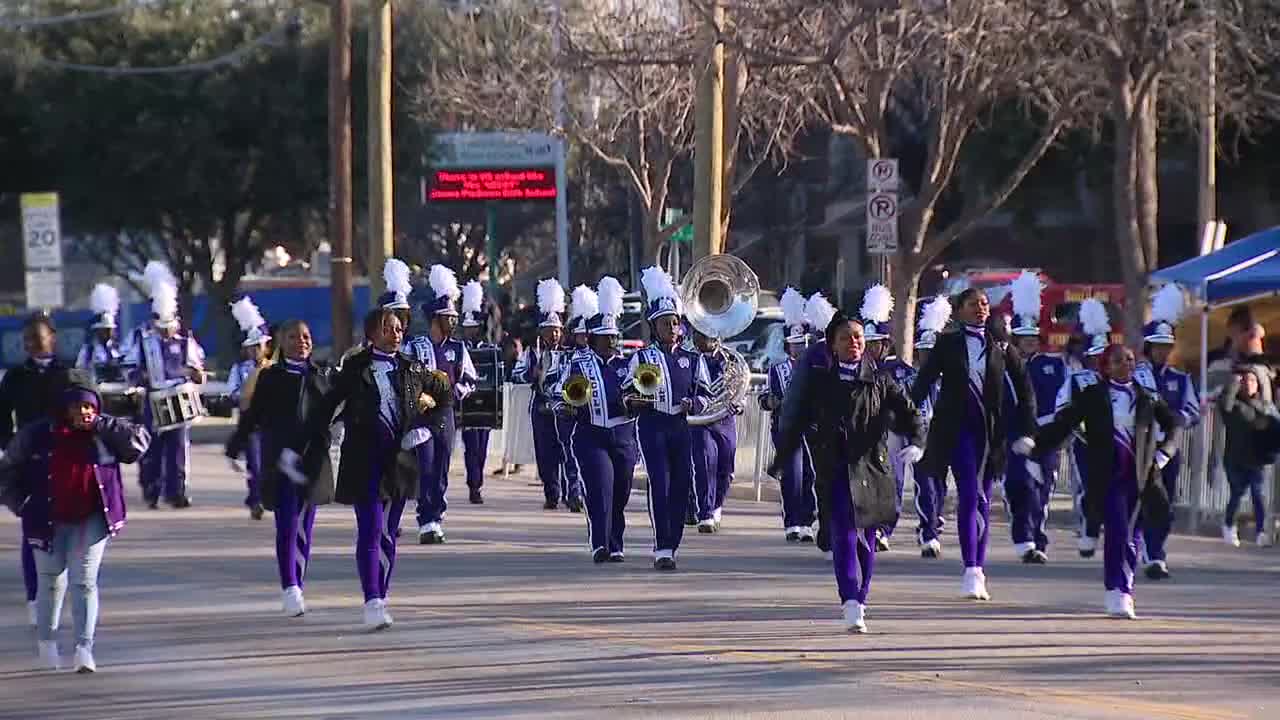 Dallas MLK Day parade held despite cold temperatures