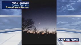 What were those strange lights seen in the North Texas sky Sunday night?