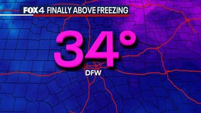 Dallas weather: Temperatures finally climb above freezing Wednesday, another arctic front coming soon