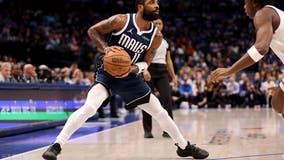 Irving scores 44, Hardaway Jr. 32 as Luka-less Mavericks beat Knicks 128-124