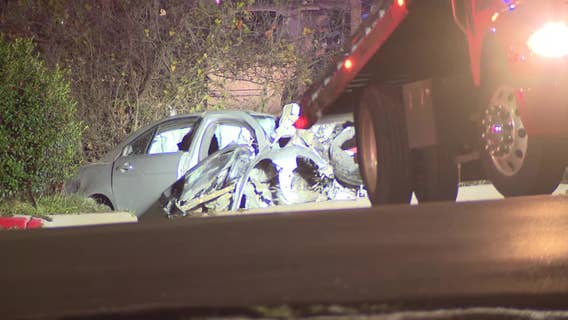 Vehicle involved in early morning police chase crashes near Balch Springs home