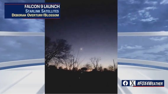 What were those strange lights seen in the North Texas sky Sunday night?