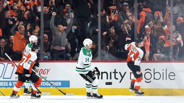 Tippett’s highlight-reel goal helps lift Flyers past Stars 5-1 for fifth straight victory