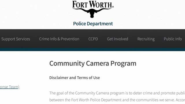 Fort Worth PD asking people to register their home video systems to help during investigations