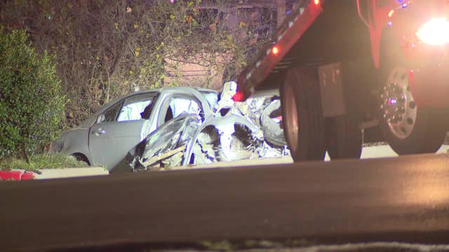 Vehicle involved in early morning police chase crashes near Balch Springs home