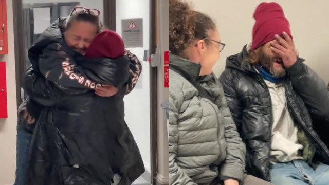 Man reunited with family at Dallas shelter after decade living on the street