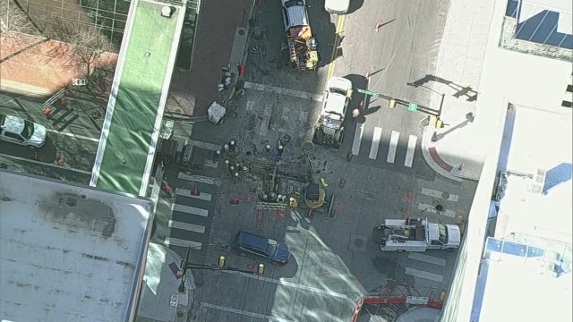 Fort Worth police, fire called to gas main rupture near hotel explosion site