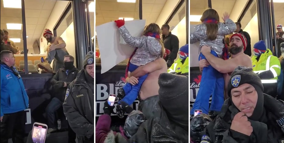 Watch: Jason Kelce helps young fan say hi to Taylor Swift at Bills-Chiefs game